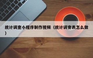 邢台统计调查小程序制作视频（统计调查表怎么做）